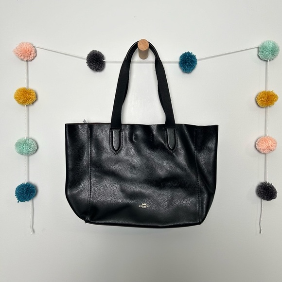 Coach Black Derby Tote - Picture 1 of 8